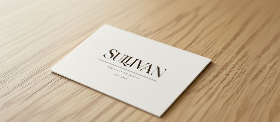 Direction C business-card mockup