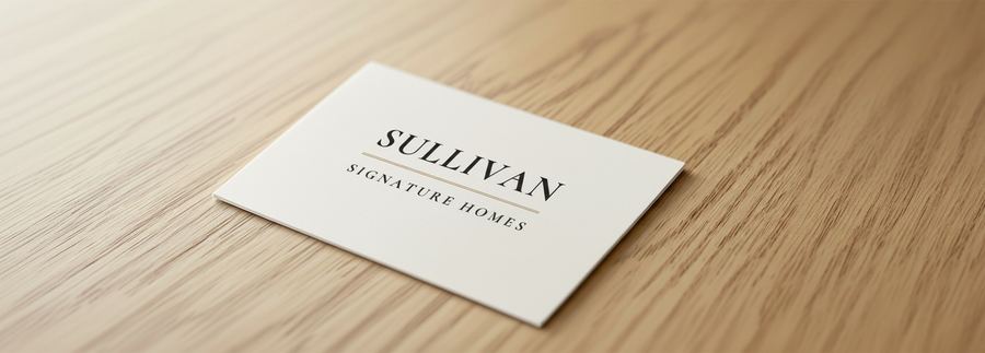 Direction E business-card mockup