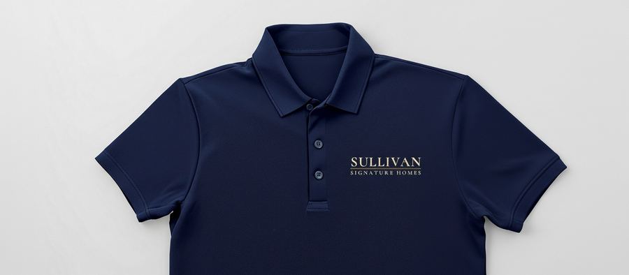 Direction E polo mockup