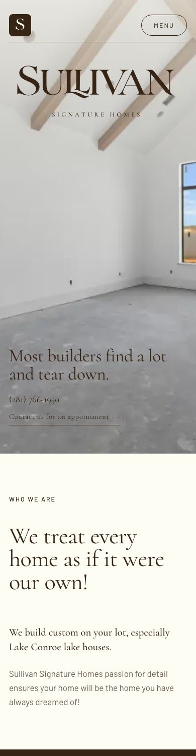 Site A home page at 390, top of page